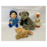 Postman and Duck Stuffed Toys.
