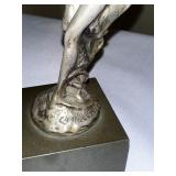 Replica of Charles Sykes spirit, ecstasy sculpture in German silver