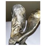 Replica of Charles Sykes spirit, ecstasy sculpture in German silver