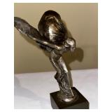 Replica of Charles Sykes spirit, ecstasy sculpture in German silver