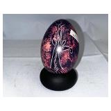 Decorative Egg with Stand - Handcrafted in Kenya.