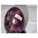 Decorative Egg with Stand - Handcrafted in Kenya.