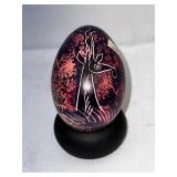 Decorative Egg with Stand - Handcrafted in Kenya.