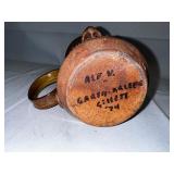 Vintage Hand Thrown Pottery Mug.