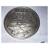 Commemorative Coins and Buckles.