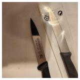 Pair of Paring Knives and Razor