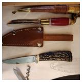 Variety of Knives as seen in photo
