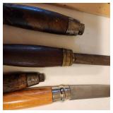 Antique Barrel Knives Knife Set of Four
