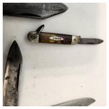 Variety of Antique Pocket Knives Knife