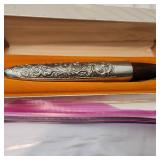 Fixed Blade Collectible Knife in Silver Sheath with Norwegian Elk Handle - Helle Gjende of Norway Elk