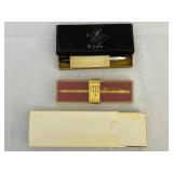 Variety of Antique Pens and Mechanical Pencils. Linden Fountain Pen and Pencil. Garland Pen and Pencil. Diamond Scribing Pencil for Metal, Ceramics, and Glass.