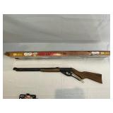 Lever Pull Vintage BB Gun with Horse Shoe Hangers.