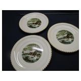 C&I Cake Plate, Server & Dessert Plates