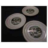 C&I Cake Plate, Server & Dessert Plates