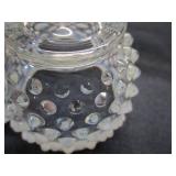 Punch Bowl & 12 Cups, Ladle, Fenton