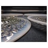 Four Luncheon Plates, AH Moonstone