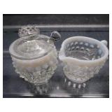 Creamer, Mustard, Shakers, Fenton