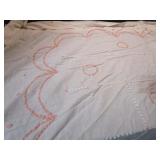 Chenille Bedspread, Baby Blanket, Vintage