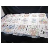 Embroidered Quilt Panels