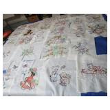 Quilt Squares, Embroidered