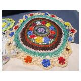 Crocheted Doilies, Two Runners