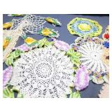 Crocheted Doilies, Two Runners