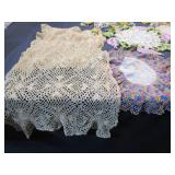 Crocheted Doilies, Two Runners