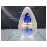 Cobalt & Gold Paperweight