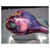 Glass Eye Heart of Fire Paperweight