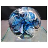 Folded Blue Tones Paperweight