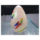 Pink Flowers & Multicolor Paperweights