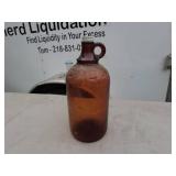 Vintage Amber Bottle Collection - Set of 3