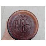 Vintage Amber Bottle Collection - Set of 3