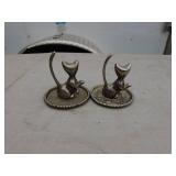Set of Two Vintage Cat Figurines