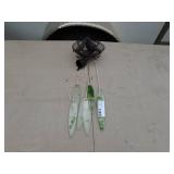 Decorative Hanging Wind Chime with Ceramic Elements