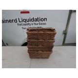 Set of 5 Woven Storage Baskets