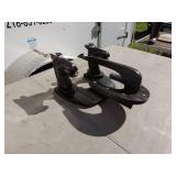 Vintage Wooden Horse Head Hitching Post Brackets