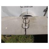 Rustic Metal Horse Design Cowboy Hat Rack