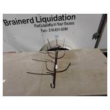 Rustic Metal Horse Design Cowboy Hat Rack