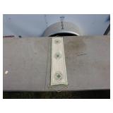 Reversible Cloth Table Runner with Metal Hangers