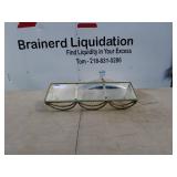 Vintage Rope and Glass Display Stand