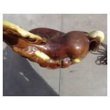 Vintage Horse-Shaped Ceramic Lamp