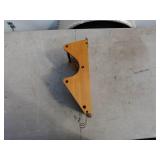 Wall-Mounted Wooden Mail Organizer with Key Hooks