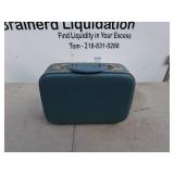 Set of 3 Vintage Blue Suitcases