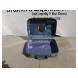 Set of 3 Vintage Blue Suitcases
