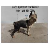 Vintage Cast Iron Dog Figurine