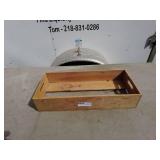 Vintage Wooden Storage Crate with Handles