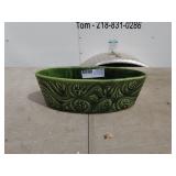 Floraline 548 USA Green Ceramic Planter