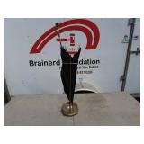Vintage Brass Standing Ashtray with Umbrella