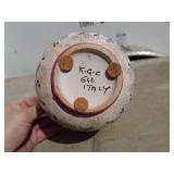 Hand-Painted Ceramic Decorative Bowl - Made in Italy